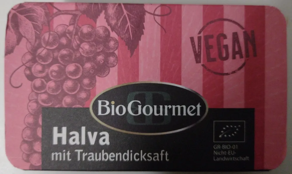 Halva mit Traubendicksaft