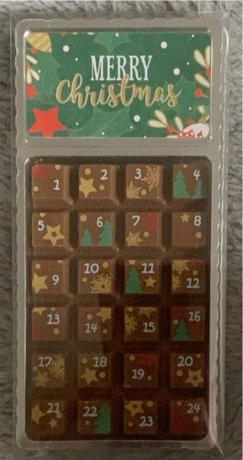 Merry Christmas Schokolade