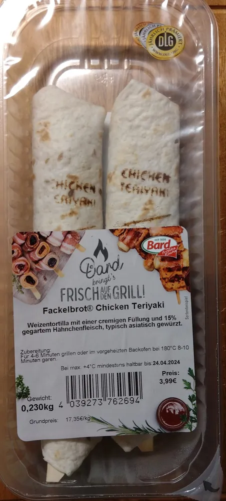 Fackelbrot Chicken Teriyaki