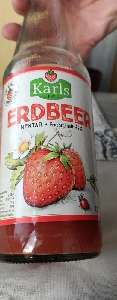Erdbeernektar