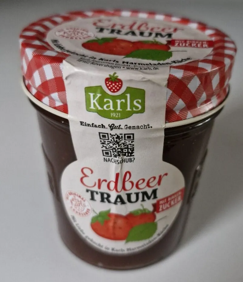 Erdbeer Traum, mit Birkenzucker
