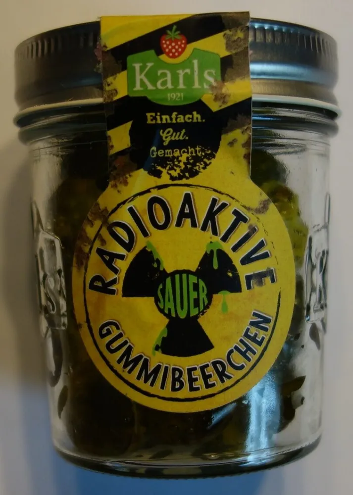 Radioaktive Sauer Gummibeerchen