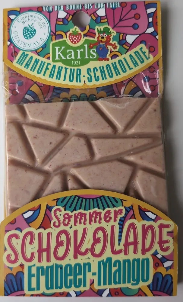 Sommer Schokolade Erdbeer-Mango