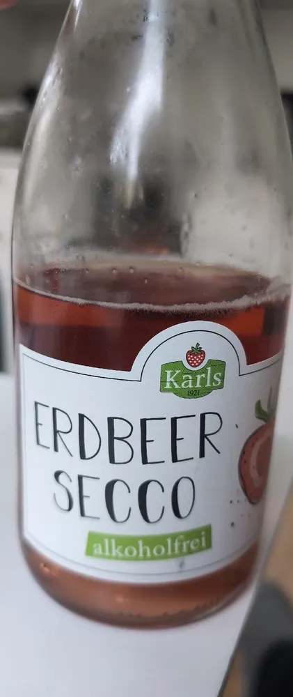 Erdbeersecco