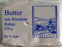 Butter aus frischem Rahm