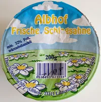 Frische Schlagsahne