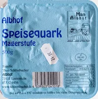 Speisequark Magerstufe