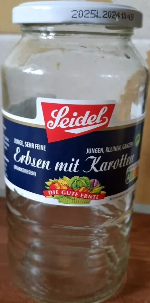 Erbsen mit Karotten