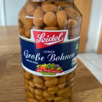 Große Bohnen braun