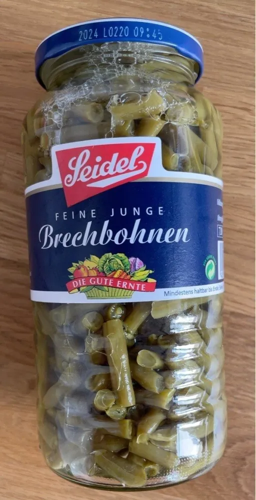 Grüne Brechbohnen