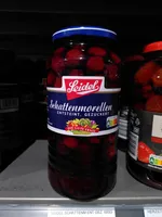 Schattenmorellen eintsteint, gezuckert