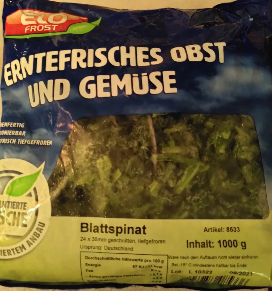 Blattspinat