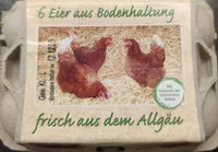 Eier aus Bodenhaltung