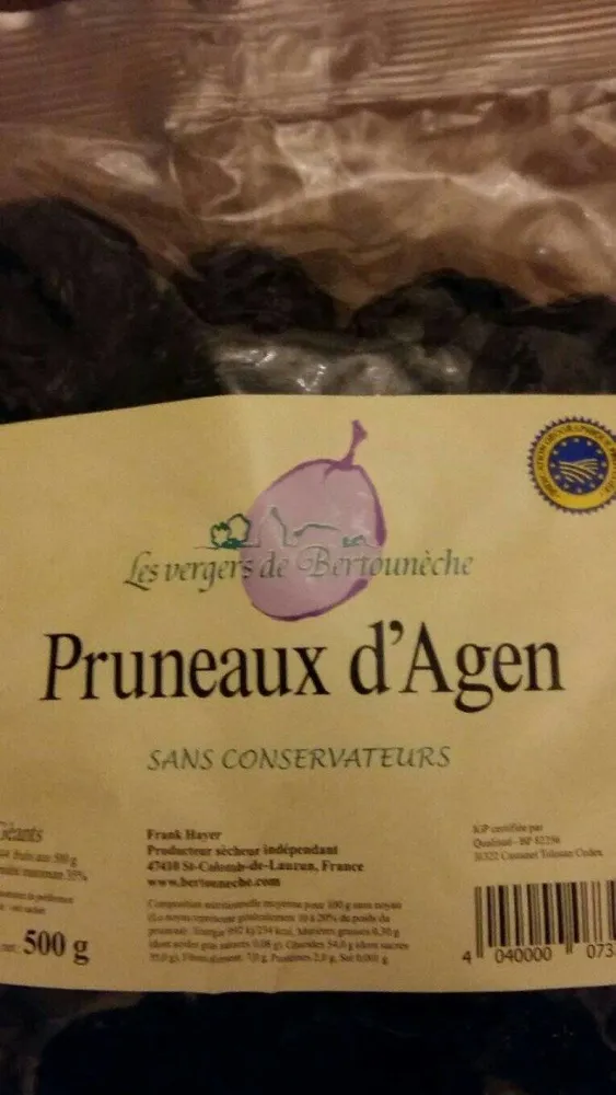 Pruneaux d'agen