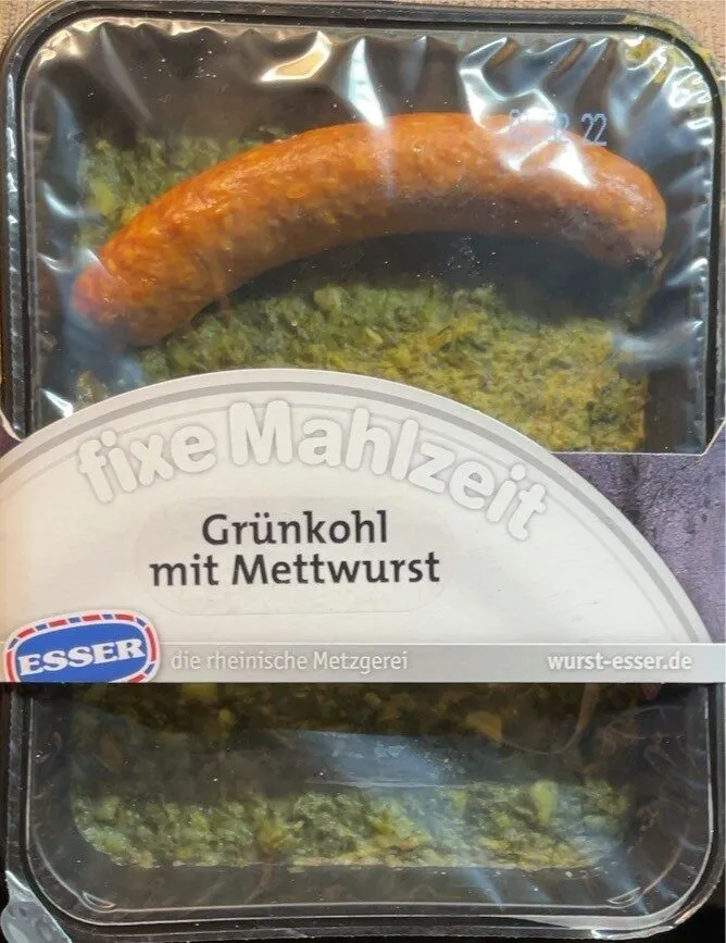 Grünkohl mit Mettwurst