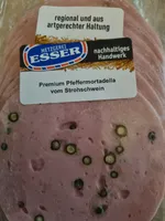 Premium Pfeffermortadella vom Strohschwein