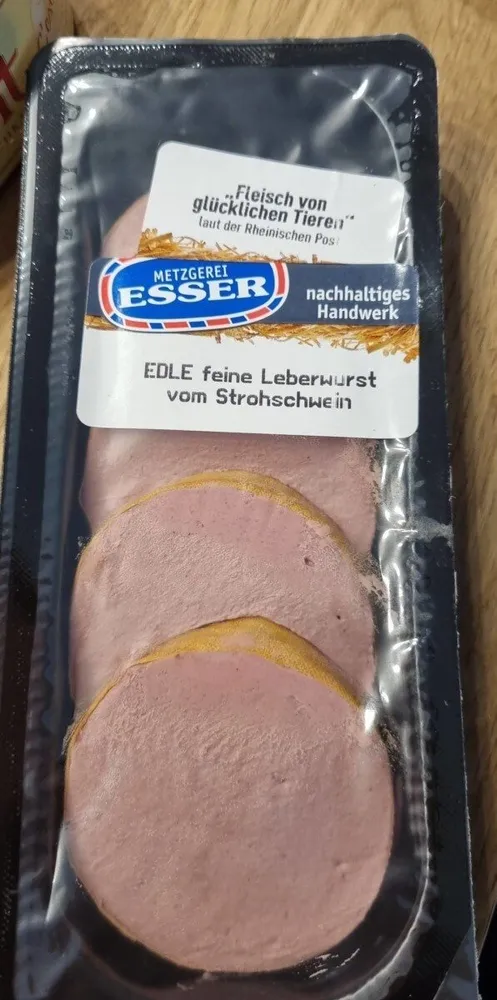 Edle feine Leberwurst vom Strohschwein
