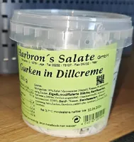 Gurken in Dillcreme