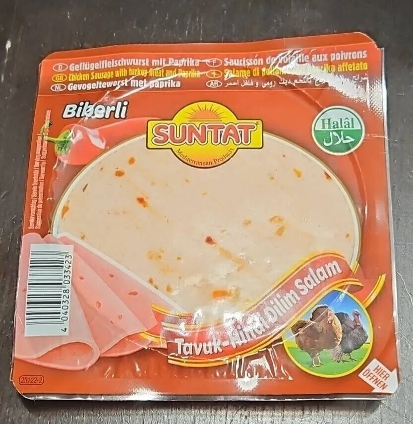 Saucisson de volaille halal
