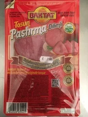 Tosun Pastirma Dilimli