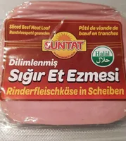 Pâté de viande de bœuf en tranches