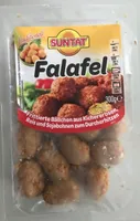 Falafel Frittierte Bällchen aus Kichererbsen, Reis und Sojabohnen zum Durcherhitzen