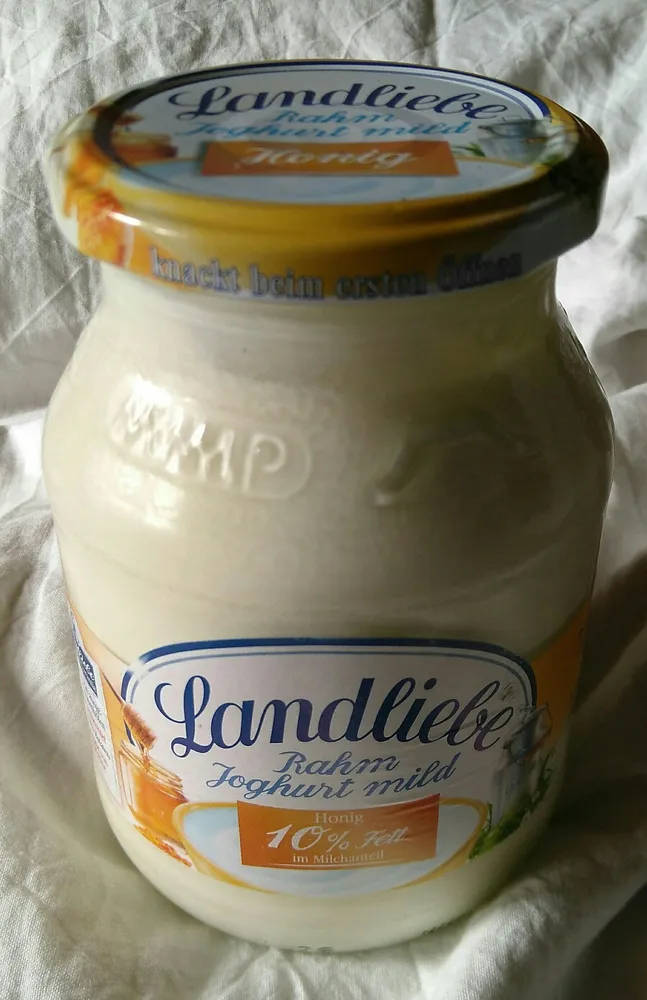 Rahmjoghurt mild Honig 10% Fett im Milchanteil