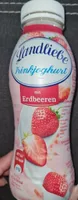 Trinkjoghurt mit Erdbeeren