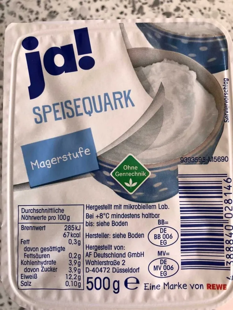 Speisequark 1,8%
