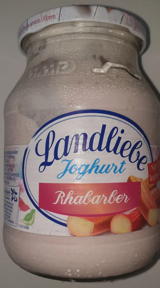 Landliebe Joghurt Rhabarber