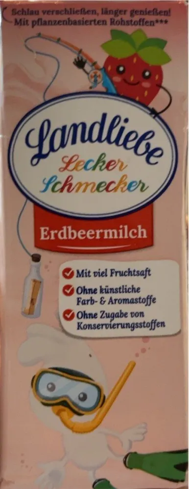 Lecker Schmecker Erdbeermilch