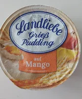Landliebe Grieß Pudding auf Mango