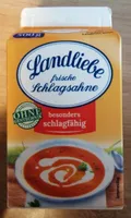 Frische schlagsahne