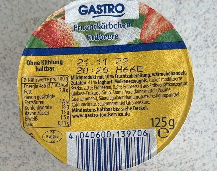 Fruchtkörbchen Erdbeere