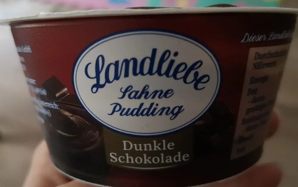 Landliebe Sahne Pudding Dunkle Schokolade