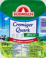 Cremiger Quark 20% Fett i. Tr.