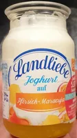 Joghurt auf Pfirsich-Maracuja