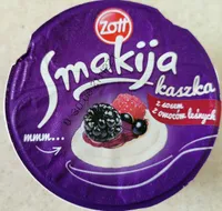 Smakija kaszka z sosem z owoców leśnych