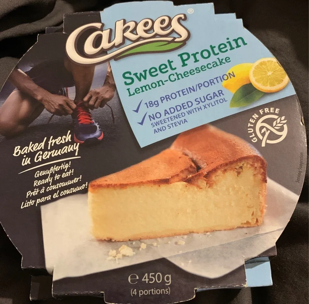 Sweet Protein Lemon cheesecake
