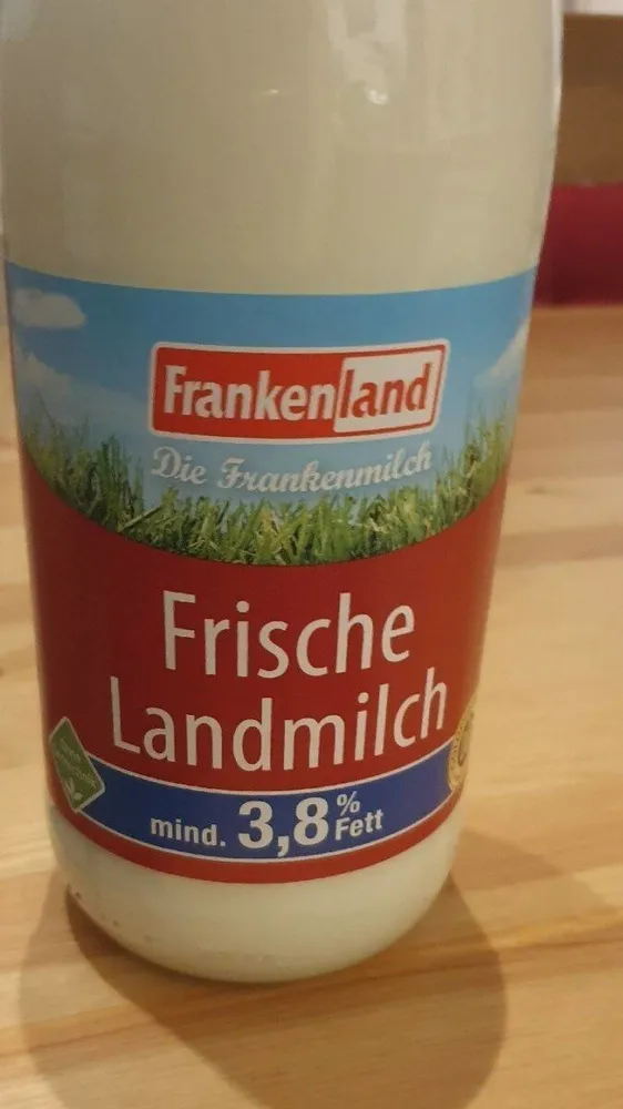 Frankenland Milch 3.8 Prozent
