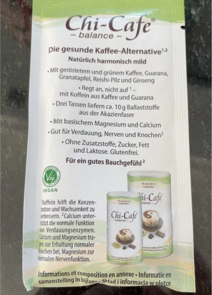 Chi-cafe balance