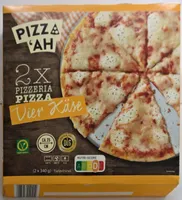 2x Pizza Vier Käse