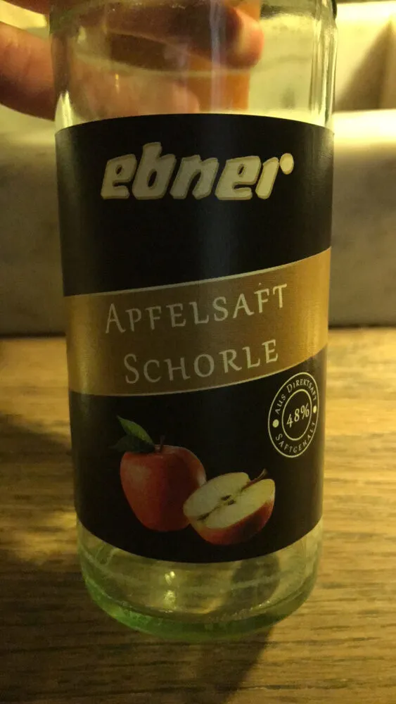 ebner Apfelsaft Schorle