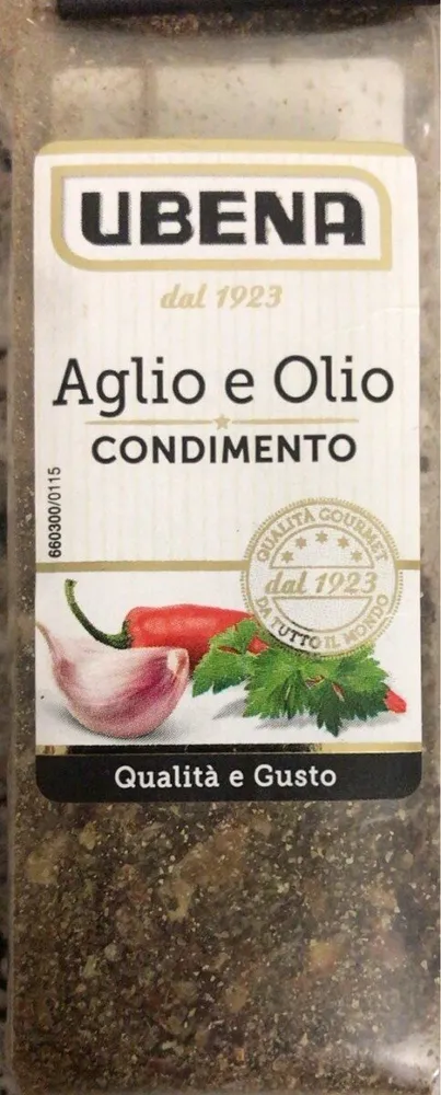 Aglio e olio condimento