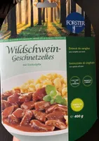 Emincé de sanglier avec köpfle aux oeufs