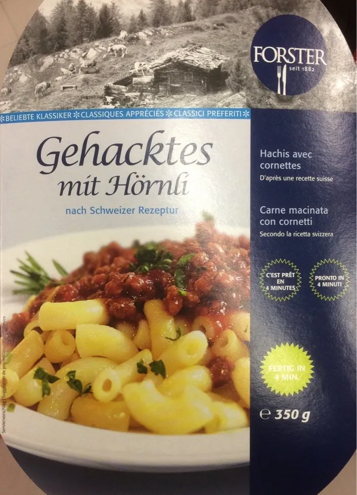 Hachis avec cornette