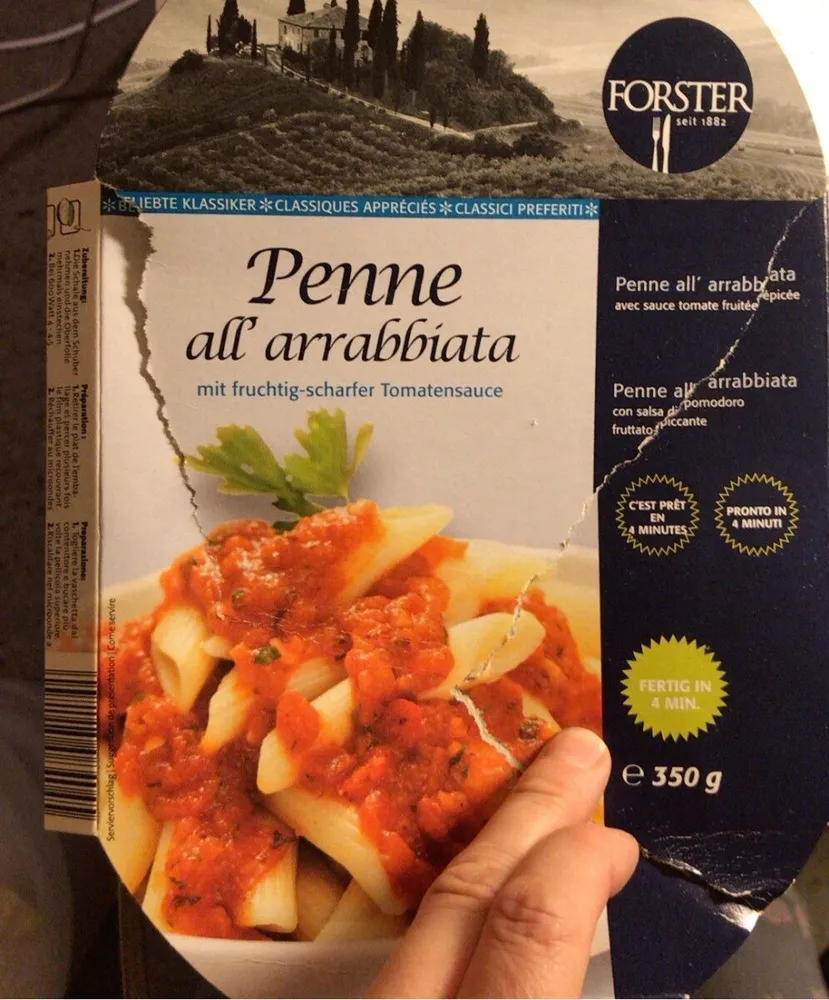 Penne all’arrabiata