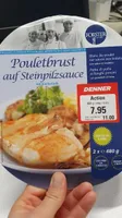 Blanc de poulet sur sauce aux bolets