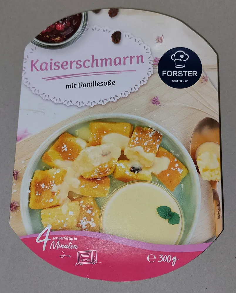 Kaiserschmarrn mit Vanillesoße