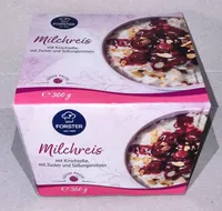 Milchreis mit Kirschsoße